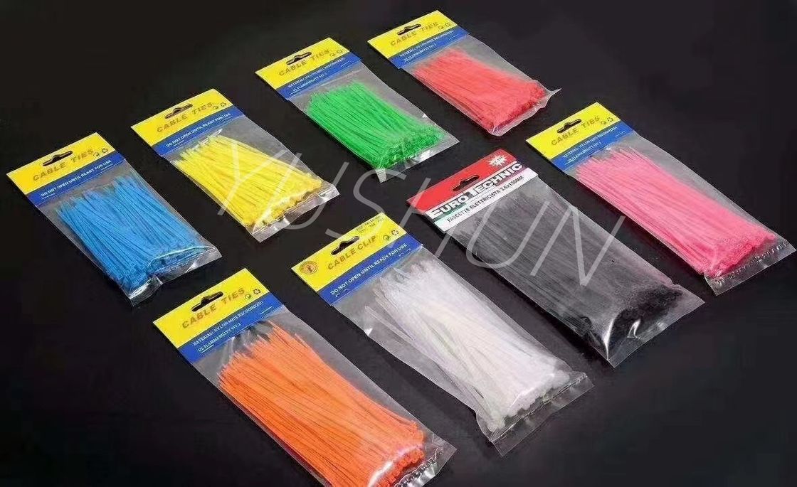 Los lazos de plástico de cable de nylon de autobloqueo duradero - OEM - Disponible en blanco o negro