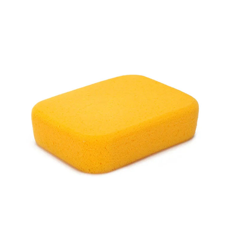 Esponja durable del lacre de la lechada en color amarillo de la bolsa de plástico