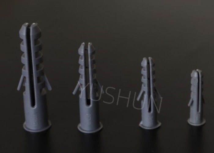 Tornillo 8*40m m oscuro de nylon de Grey Color Plastic Wall Plug/uso plástico del ancla de pared para la pared
