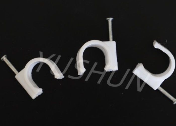 Clips de cable de plástico de diseño circular o plano de 4 mm-25 mm para la gestión de cables