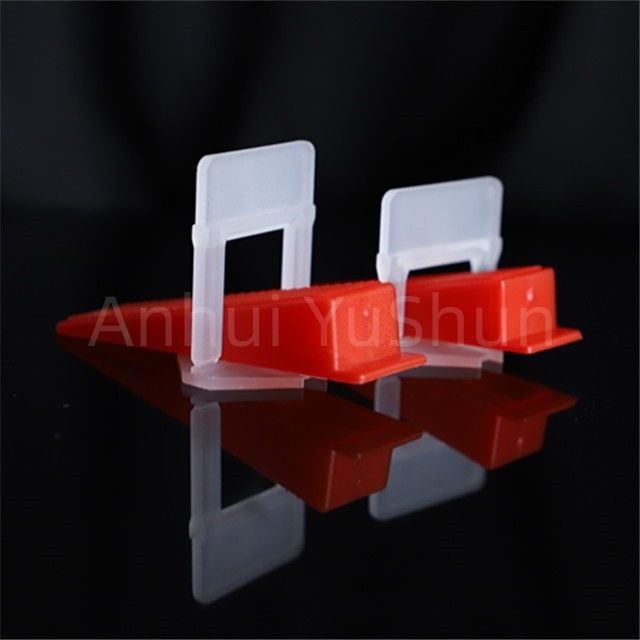 Clips niveladores de azulejos de Color rojo de 2mm, sistema de nivelación de azulejos, accesorios para azulejos, Clips, herramientas de construcción