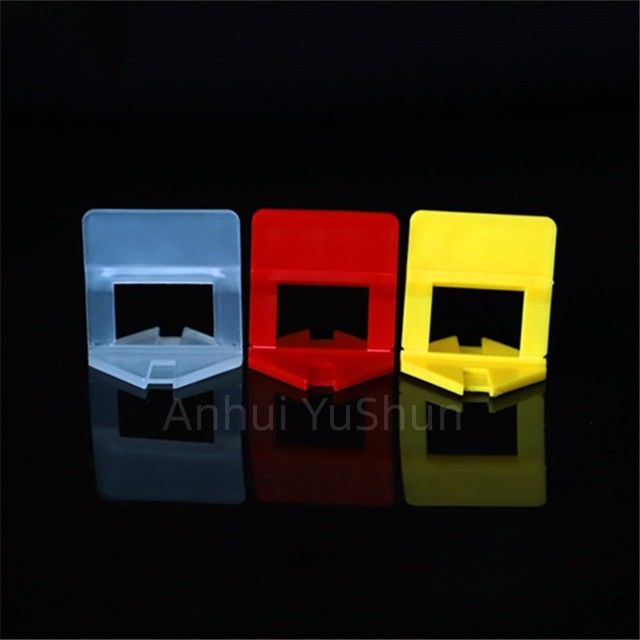 Clips niveladores de azulejos de Color rojo de 2mm, sistema de nivelación de azulejos, accesorios para azulejos, Clips, herramientas de construcción