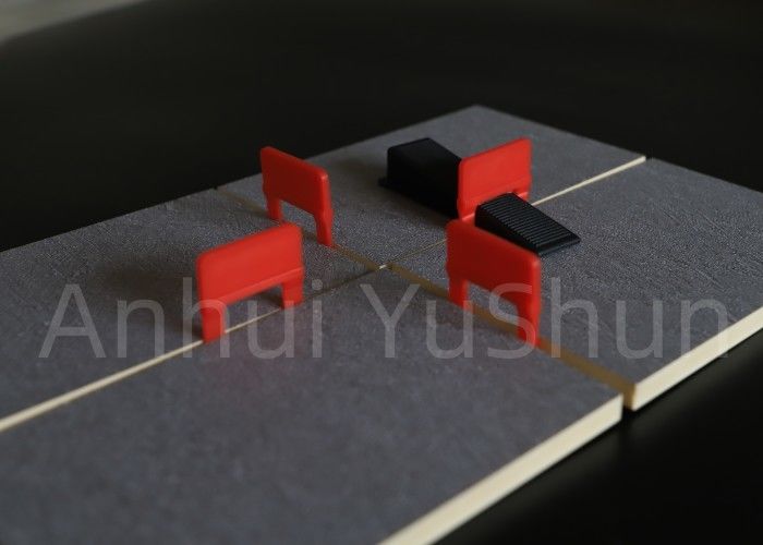 Clips niveladores de azulejos de Color rojo de 2mm, sistema de nivelación de azulejos, accesorios para azulejos, Clips, herramientas de construcción
