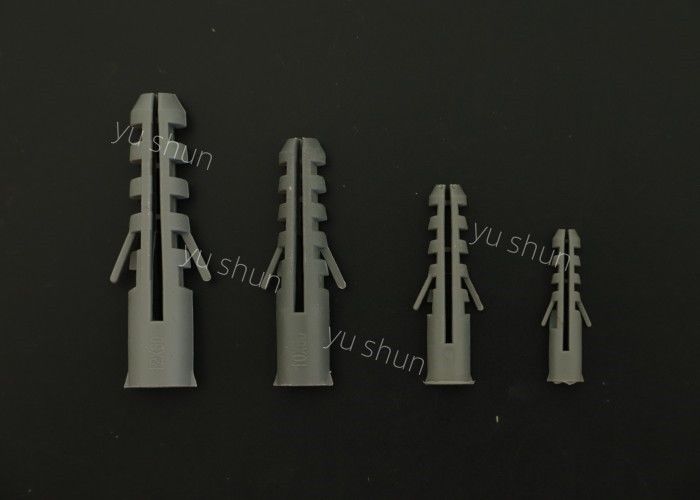 Tornillo 8*40m m oscuro de nylon de Grey Color Plastic Wall Plug/uso plástico del ancla de pared para la pared
