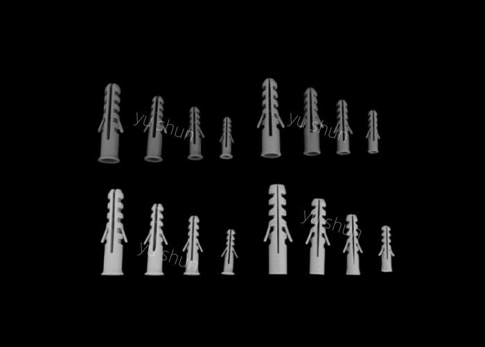 Ancla de pared de plástico versátil - 10 * 45 mm de tamaño para diversas aplicaciones