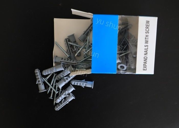 Ancla de nylon plástica fuerte 8*40 milímetro 100pcs/BagSuitable de los PP de pared del hogar plástico al por mayor del enchufe PE ISO para el panel de fibras de madera