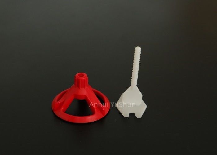 Baldosa de Pom Material Red Spin Doctor que nivela el sistema 2m m para la posición de la teja