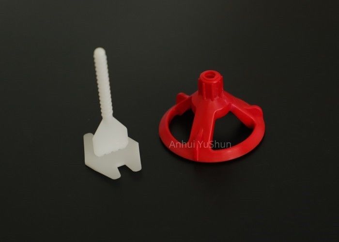 Baldosa de Pom Material Red Spin Doctor que nivela el sistema 2m m para la posición de la teja