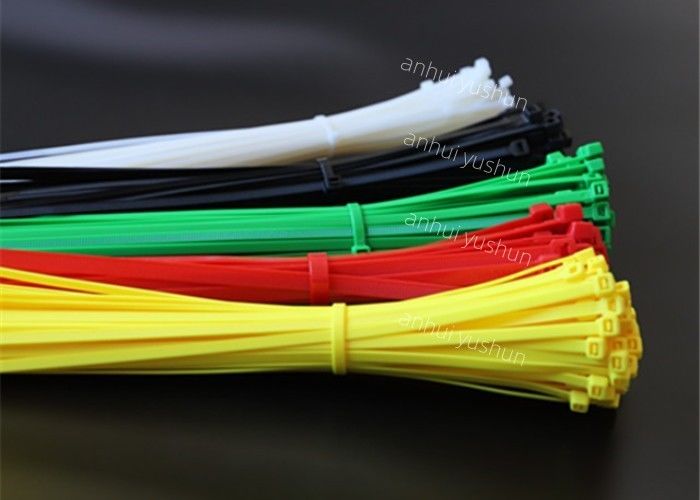 Colores de encargo de nylon negros resistentes ULTRAVIOLETA de la atadura de cables 200m m