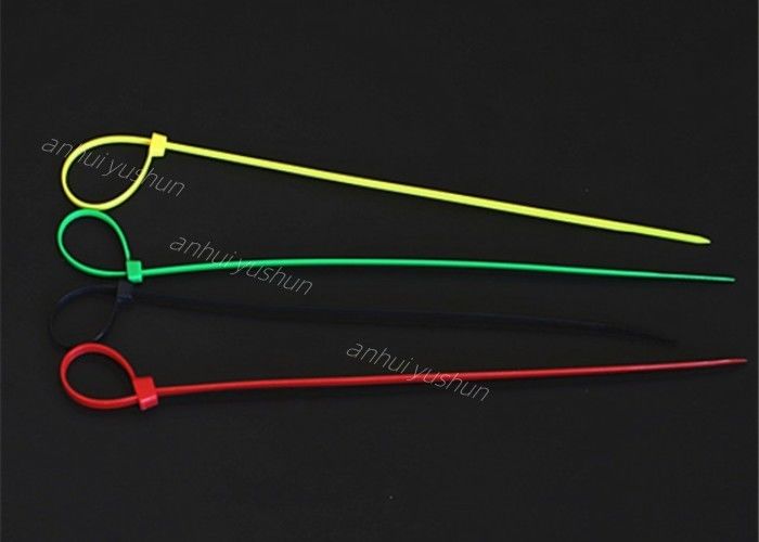 Colores de encargo de nylon negros resistentes ULTRAVIOLETA de la atadura de cables 200m m