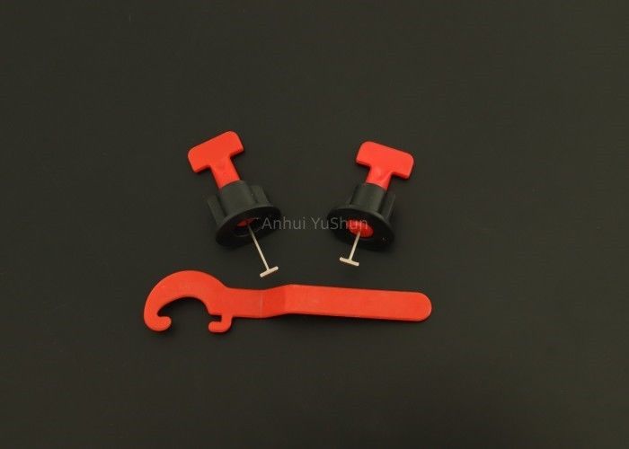 Sistema de nivelación de baldosas de plástico Clips tipo T de 1,5 mm para construcción e instalación de pisos