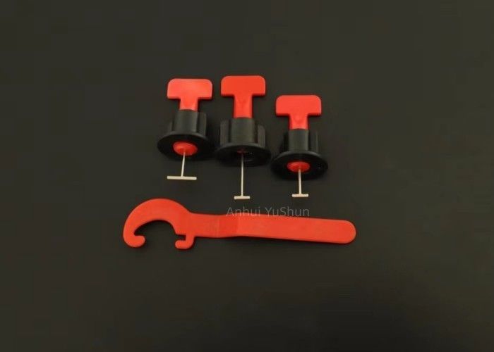 Sistema de nivelación de baldosas de plástico Clips tipo T de 1,5 mm para construcción e instalación de pisos