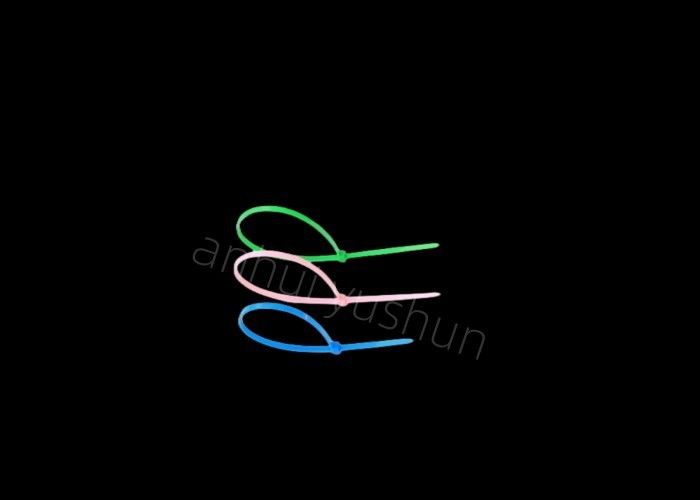 Tipo fabricantes de nylon de la hebilla de la atadura de cables del plástico transparente 200m m