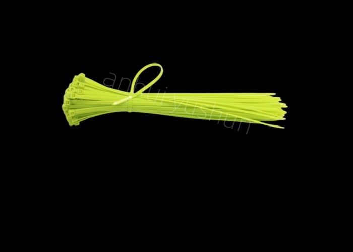 Alta resistencia de plástico de nylon de cable de corbata Rango de temperatura de -40 ° C a 85 ° C Resistencia a la tracción 18 libras