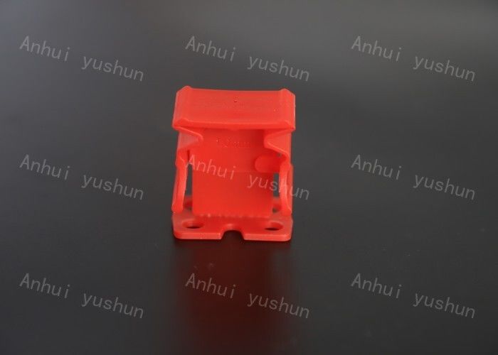 100 unids/bolsa, sistema de nivelación de baldosas de suelo de todos los colores para aplicaciones escolares, color rojo de 1,0mm