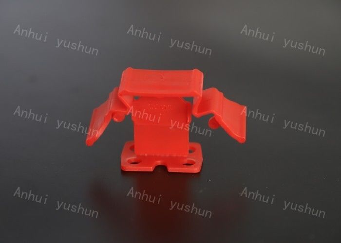 100 unids/bolsa, sistema de nivelación de baldosas de suelo de todos los colores para aplicaciones escolares, color rojo de 1,0mm