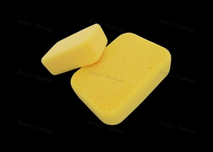 Limpieza profesional de la esponja de la lechada de la teja del rectángulo para el color amarillo de las tejas