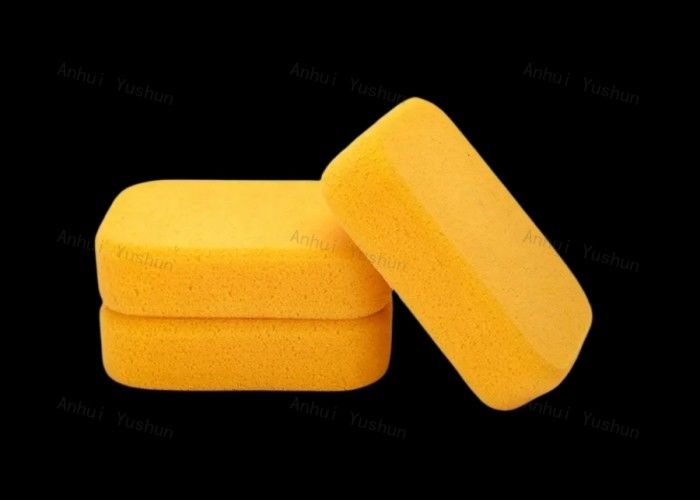 Esponja de lechada de azulejo mediano para limpiar y limpiar esponjas de color amarillo